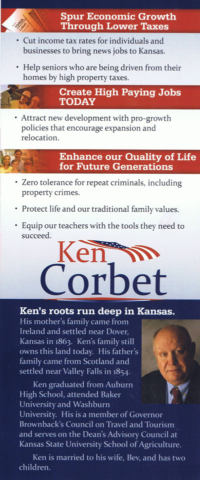 Ken Corbet for State Representative Kansas